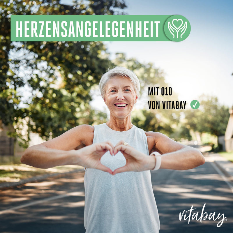 Vitabay Coenzyme Q10 Capsules High Dose 200mg VEGAN & LABORATORY TESTED Depot Complex - 120 Capsules Q10 Coenzyme 200mg - Antioxidant Coenzyme Q10 - Coenzyme Q10 200mg Capsules Q 10 Coenzyme Q 10 - Q Enzyme Q10 120 pieces (pack of 1) - NewNest Australia