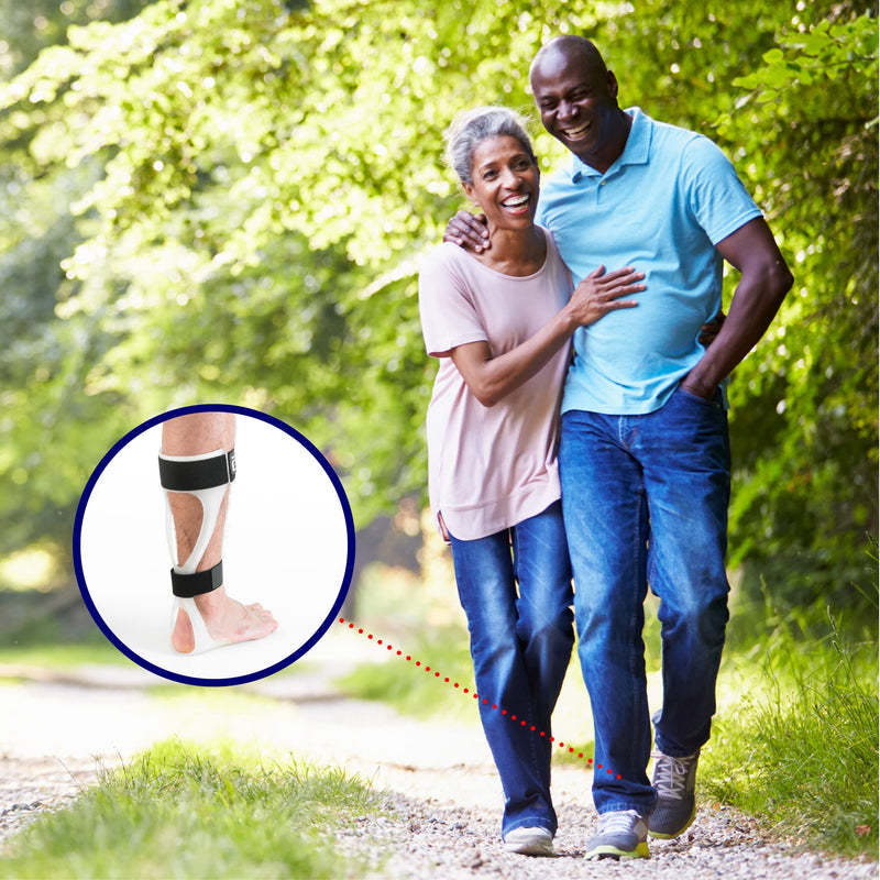 Neo G Foot Drop Brace – AFO Drop Foot Splint Reflex - Support for Drop Foot, Nerve Injury, Foot Position, Relieve Pressure, Ankle & Foot Orthosis - Class 1 Medical Device - M - Left MEDIUM/LEFT: 39 - 40 EUR - NewNest Australia