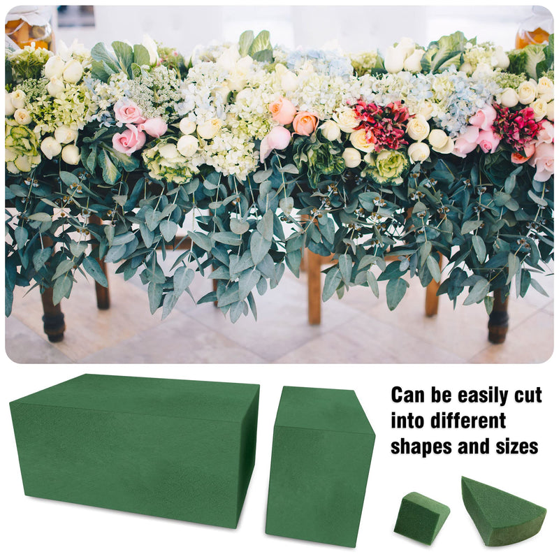 Floral Foam Blocks Large 9 Inch,Wet Floral Foam Bricks,Floral Foam Bulk 4 Pack,Floral Foam for Artificial Flowers and Wedding Holiday Decorations (4) - NewNest Australia