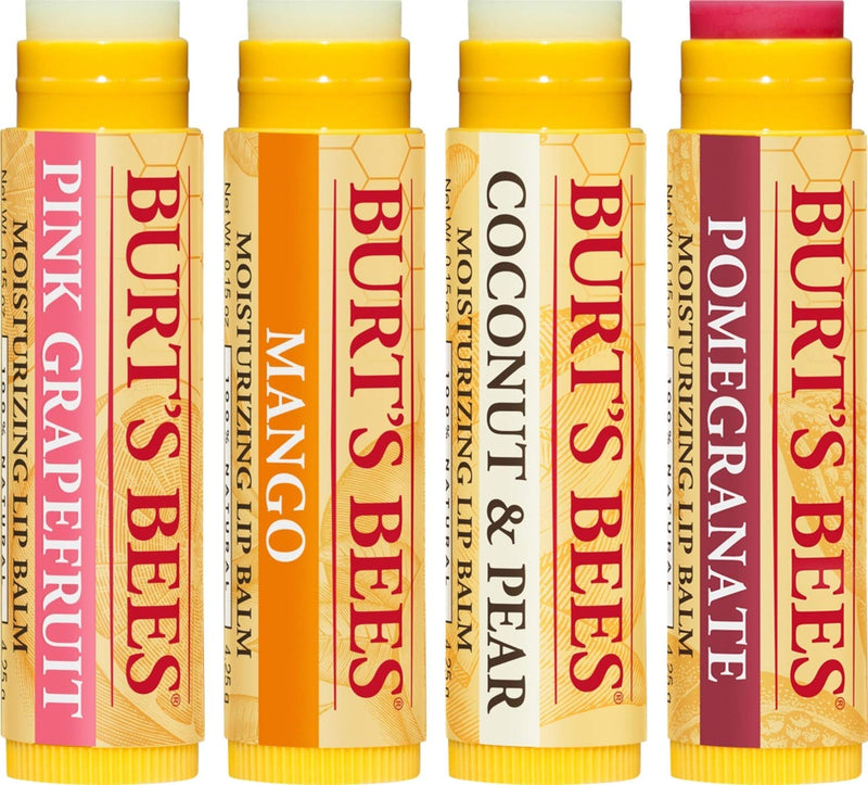 Burt's bees 2578 100% natural lips balm, 4 pieces - NewNest Australia