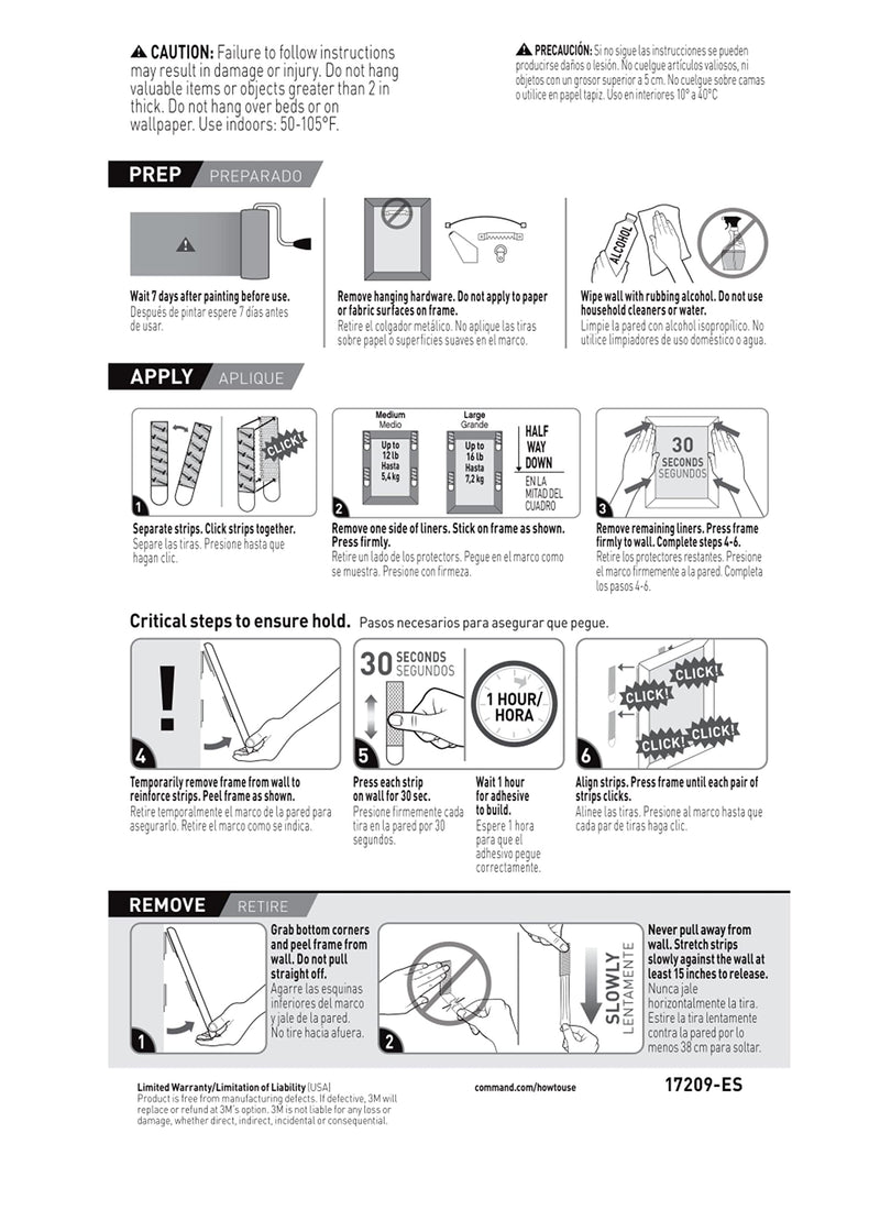 3M Command Damage-free hanging mega pack 12pairs 12lb, 5.4kg 28 Pairs - NewNest Australia