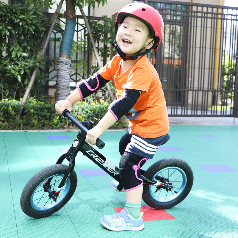 Sborter Adjustable Soft Elbow Pads and Knee Pads for Kids, Child Protective Pad Sets for Bicycle Roller Skating Basketball Football Volleyball Dancing Kneeling Rose M - NewNest Australia