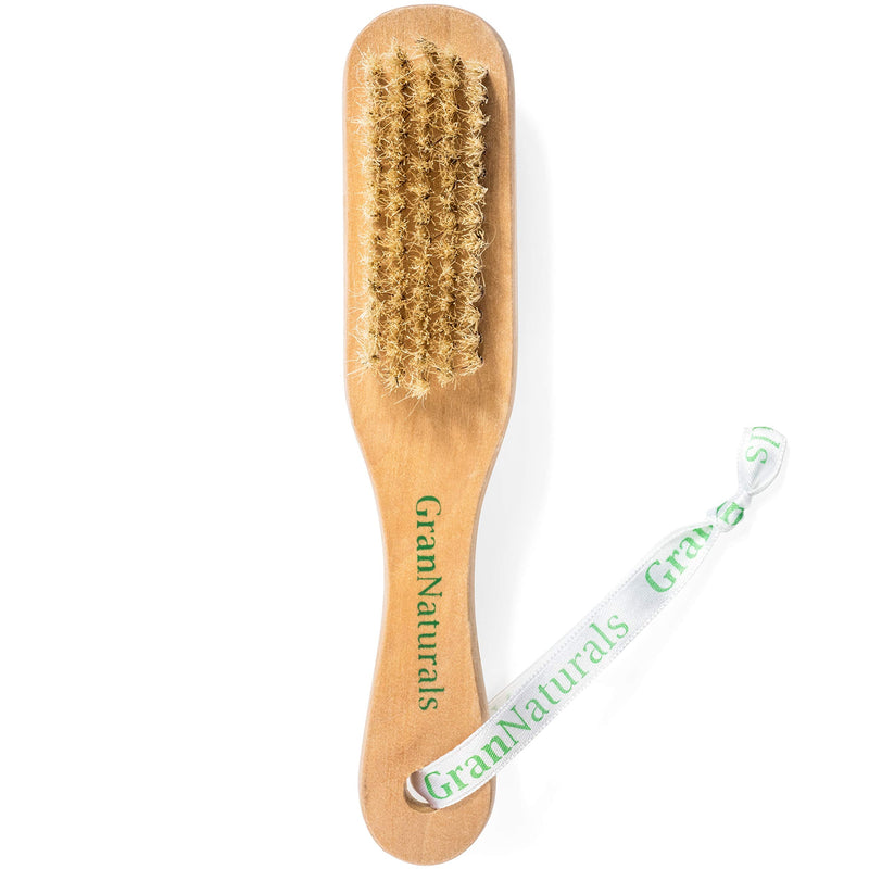 Foot Brush & Pumice Stone with Handle - Callus & Corn Remover, Exfoliator & Scrubber for Dry, Dead Skin on Feet - Natural Bristles & Stone with Wooden Handle - Men & Women - NewNest Australia