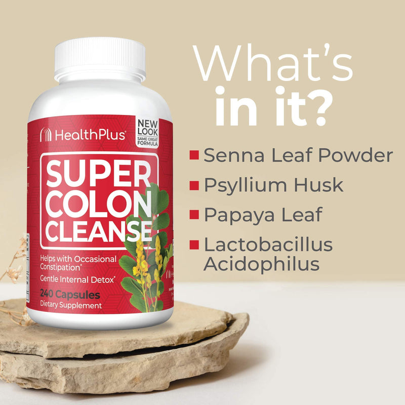 Super Colon Cleanse, 530mg, 240 Count (Pack of 1) - NewNest Australia