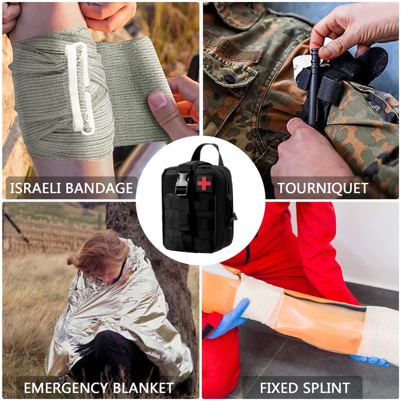 First Aid Kit, Medical Tactical Bag, Medical Bag For Camping, Hunting, Hiking, Home, Car And Adventure, Trauma Kit, Military Combat Survival Everyday Carry Bleeding Control - NewNest Australia