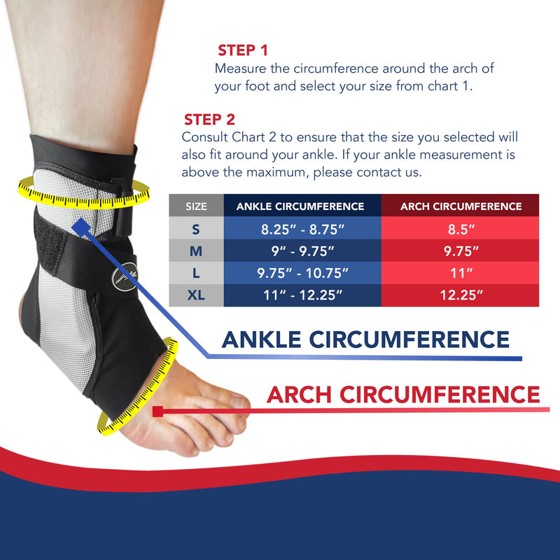 Doctor Developed Ankle Brace for Sprained Ankle, Support Stabilizer Splint for Injured Foot – Foot Brace/ Achilles & Peroneal Tendonitis – Ankle Brace For Women / Men (Small, Single, Right) S - NewNest Australia
