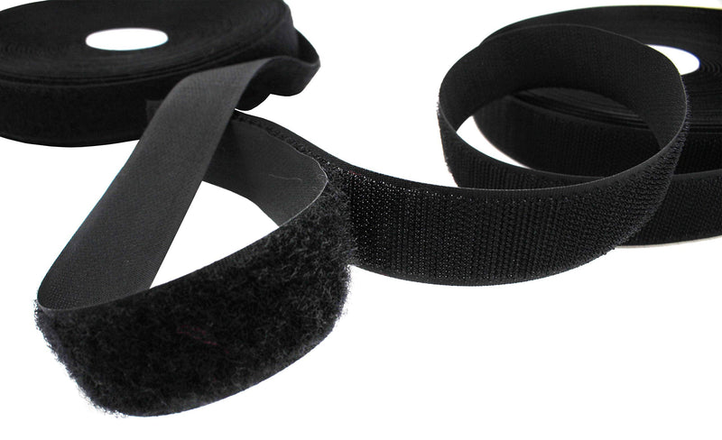 YKK Black Sew on Hook and Loop Fastening Products Group Tape 1 Inch Style 10 Yards/roll - NewNest Australia