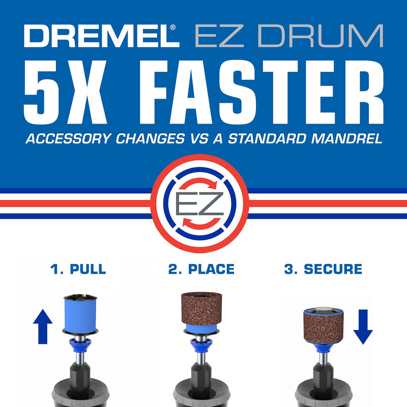 Dremel EZ686-01 EZ Lock Sanding and Grinding Rotary Tool Accessory Kit- Includes Sanding Discs/Bands and Grinding Stones- Perfect for Detail Sanding and Sharpening Old Model - NewNest Australia