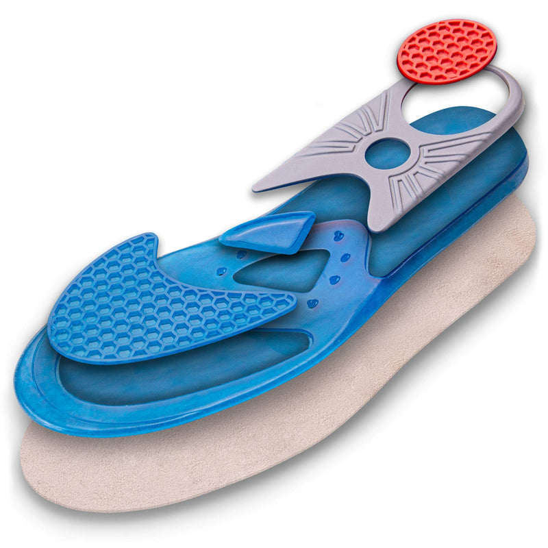 SULPO Plantar Fasciitis & Heel Spurs Insoles - Silicone Shoe Insoles for Men & Women - Ideal for Sports, Office, Work, Daily Life, Hiking (40-41 EU / 5.5-7 UK (S)) 40-41 EU / 5,5-7 UK (S) - NewNest Australia