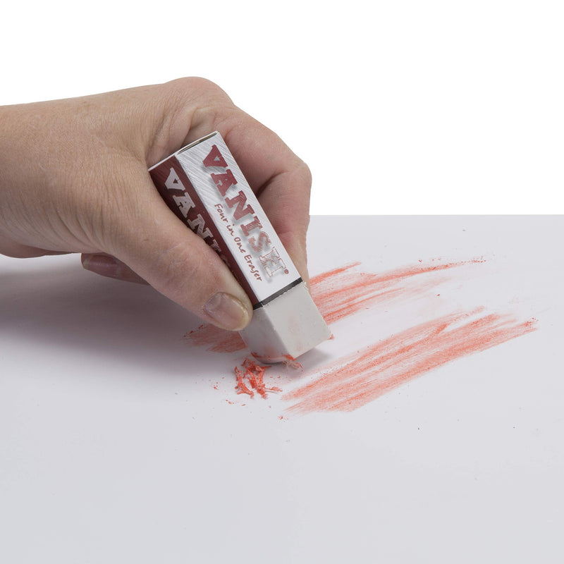 Acurit Vanish Four in One Art Eraser (1 Pack) -No Mess Pencil Eraser Replaces Hard Rubber Eraser, Vinyl & Kneaded Eraser 1 Pack - NewNest Australia