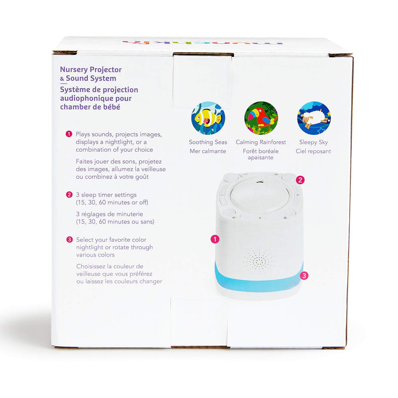 Munchkin Sound Asleep Nursery Projector and Sound Machine with LED Nightlight - NewNest Australia