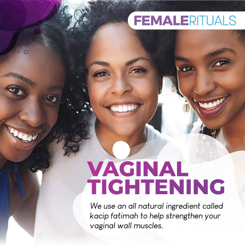 Female Rituals Yoni Balance Vaginal Tightening Pills with Kacip Fatimah, No Tightening Gel or Cream Needed - Vaginal Rejuvenation and Dryness Moisturizer - NewNest Australia