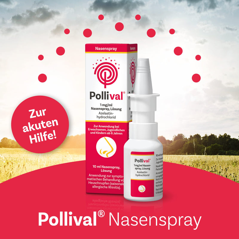 Pollival® nasal spray - The quick and strong defense against acute allergy symptoms, 10ml - NewNest Australia