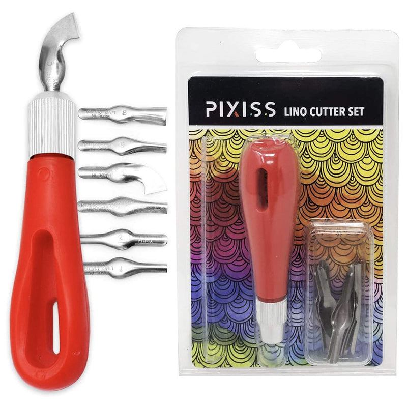 Rubber Block Stamp Carving Block Stamp Making Kit with Cutter Tools, 1 Carving Rubber Stamp for Printmaking, Printing and More 1 Rubber Block + Carving Tool - NewNest Australia