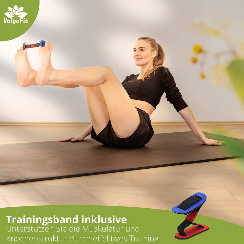 ValgoFit® silicone toe spreader - [8x] - transparent - hallux valgus correction - optimal spread and natural alignment of the toes - bunion correction including training band and eBook - NewNest Australia