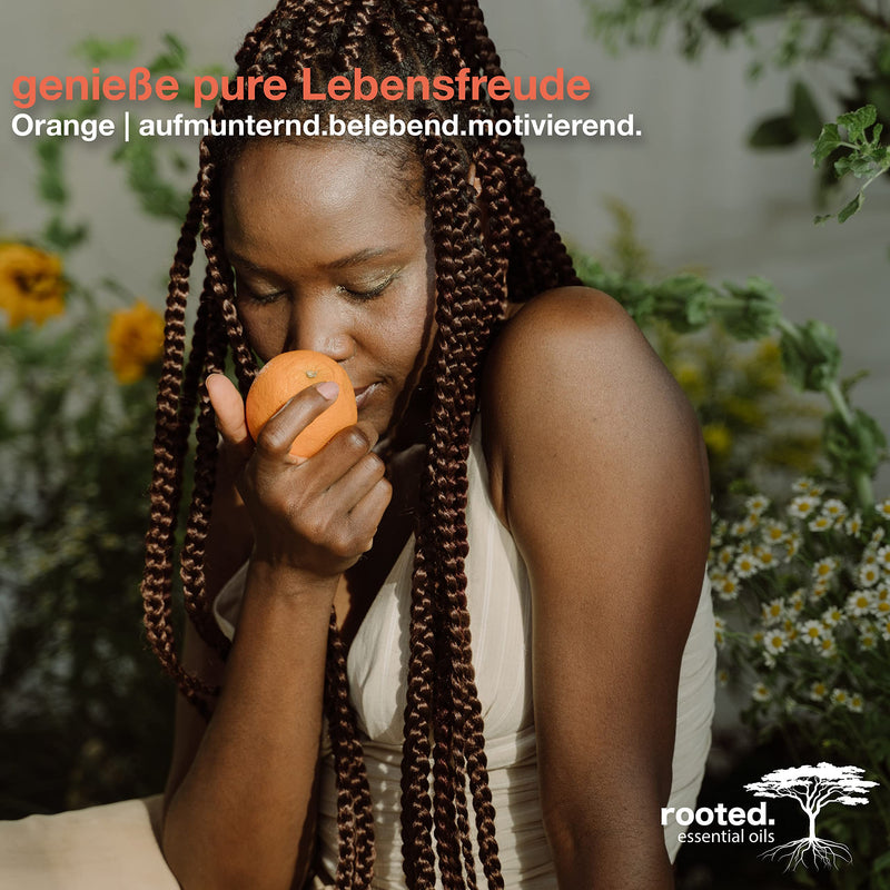 Rooted. | The Original | 10Ml Organic Orange Oil | Certified Natural Cosmetics | Orange (Citrus Sinensis) | 100% Pure Natural Orange Essential Oil For Natural Cosmetics, Aromatherapy, Scented Candles And Soaps - NewNest Australia