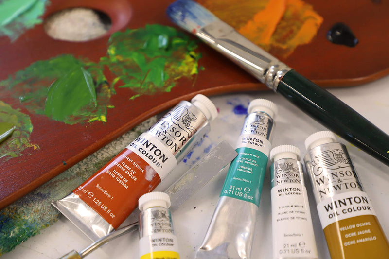 Winsor & Newton Winton Oil Colour Paint Basic Set, Ten 21ml Tubes - NewNest Australia