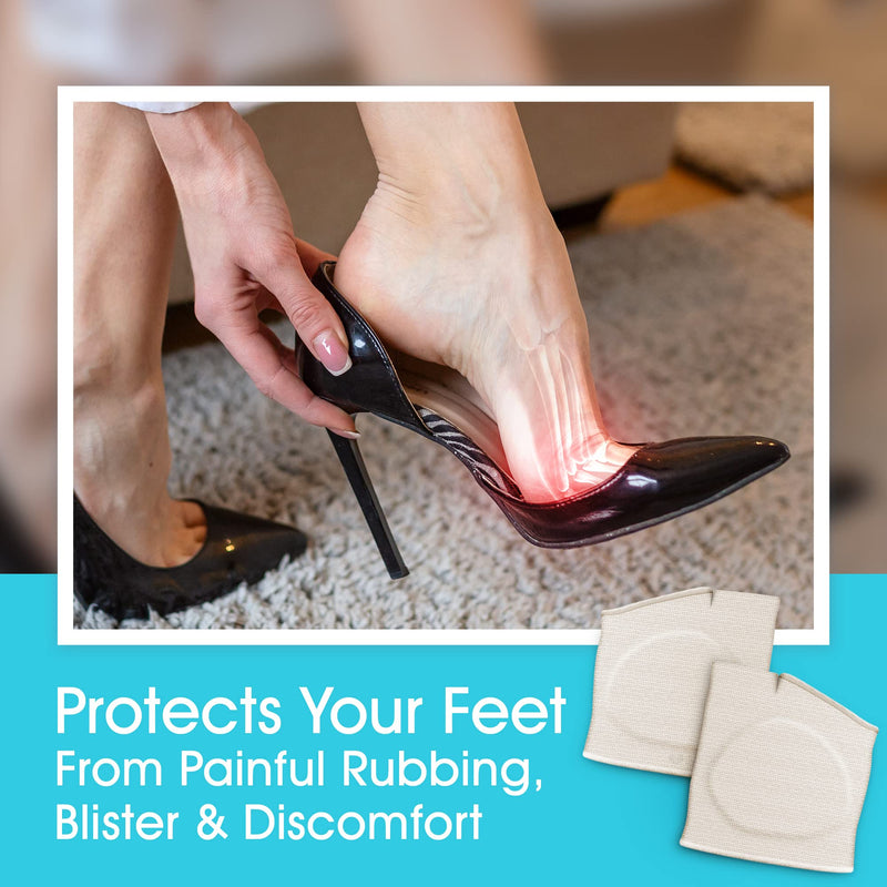 Medipaq® LARGE Metatarsal Gel Protector Cushion Pads - Relieve Ball of Foot Pain - Metatarsal Pads - Metatarsalgia Insoles - Metatarsal Insoles - Mortons Neuroma - Metatarsal Support (1x Pair Size 7-12) UK 7 - 12 - NewNest Australia