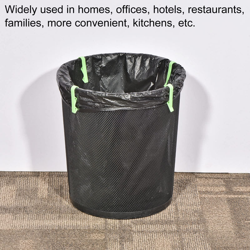 MECCANIXITY Garbage Bin Clip Kitchen Trash Can Waste Basket Garbage Bin Clamp Non-Slip Clip Clamp Green, Pack of 12 - NewNest Australia