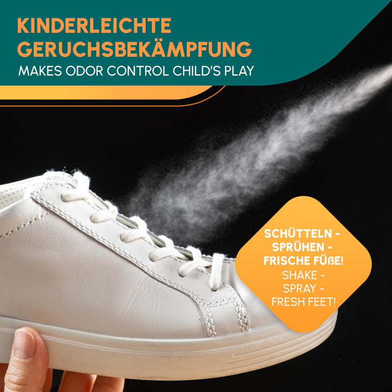 INOX® - Shoe disinfectant spray 2x100ml | Shoe spray against odor & bacteria | quick & effective shoe disinfection | Protect against athlete's foot | Odor remover for shoes 100 ml (pack of 2) - NewNest Australia