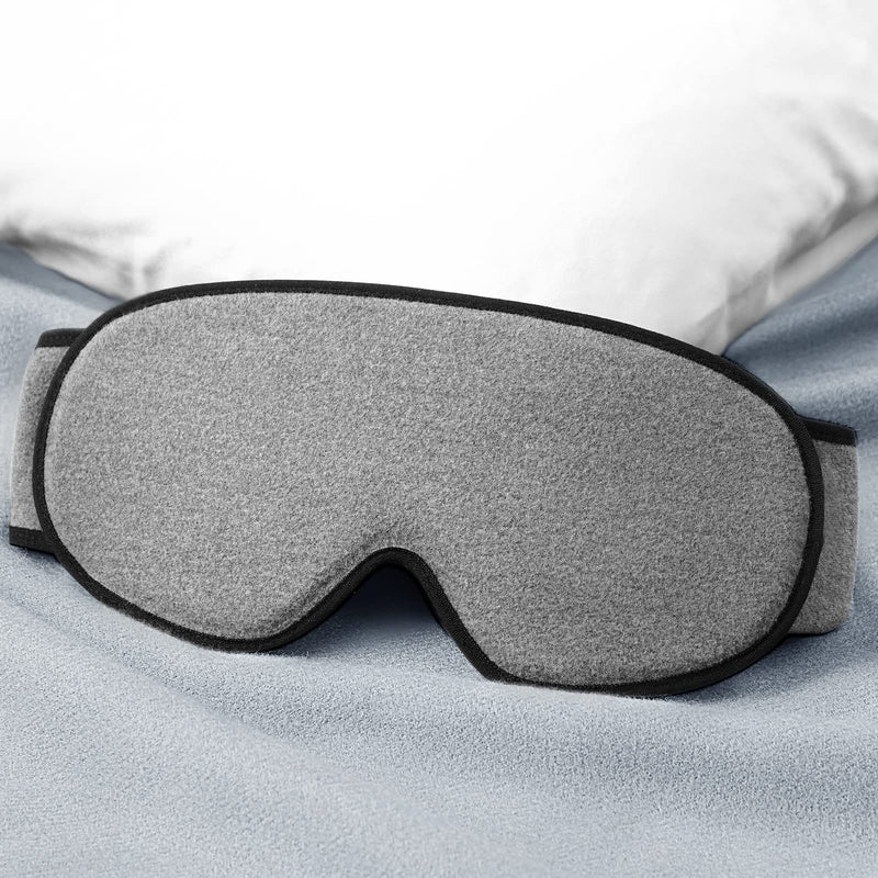 INNELO Cotton Sleep Eye Mask, Ultra Soft Skin-Friendly Natural Cotton Sleeping Eye Mask with Adjustable Strap, Comfortable Wearing, for Men,Women and Kids, for Travel, Nap Sleeping, Shift Work, Travel - NewNest Australia