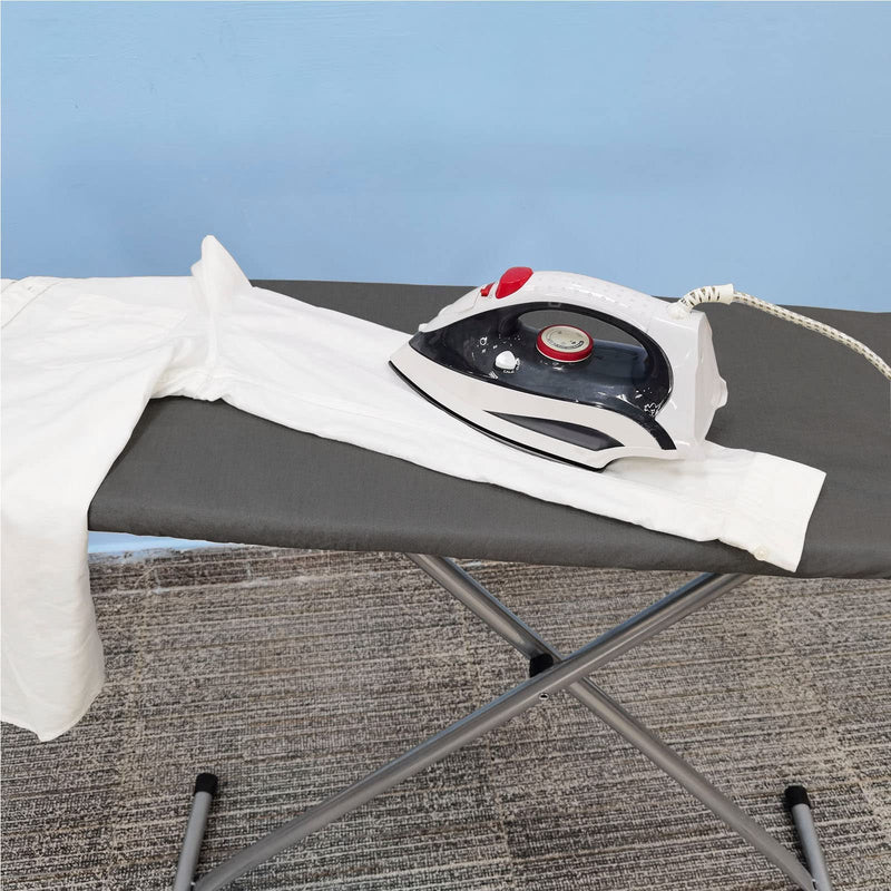 VividPaw Ironing Board Cover and Pad, Standard Size 15x54, Thick Padding, Elastic Edge, Silicone Coated, Resist Scorching and Staining, Heavy Duty Iron Board Covers (Silicone Coating-Black, 15" x 54") Silicone Coating-black 15" x 54" - NewNest Australia