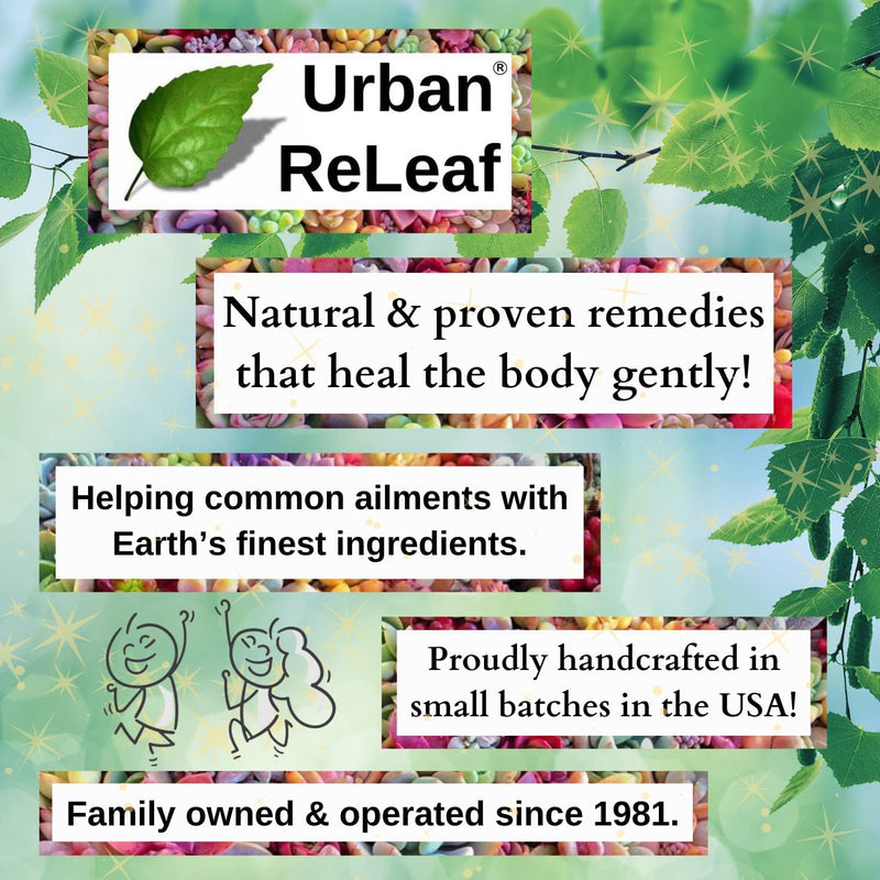 Urban ReLeaf Piercing Relief Solution ! Safely Clean, Soothe & Gently Heal New, Irritated and Keloid Piercings. 100% Natural Sea Salt, Tea Tree, Rosemary - NewNest Australia