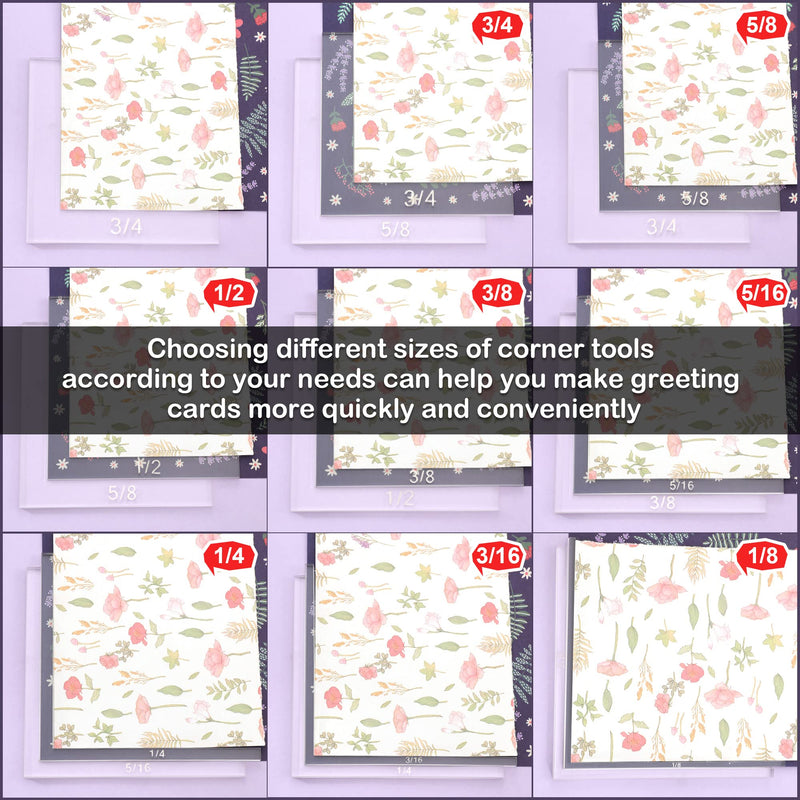 10 Pieces Creative Positioning Pieces Card Corners Helpers with Bone Folder Tool Stamping Corners Paper Craft Supplies Scrapbooking Tools for Paper Craft Card Making and Scrapbooking (Transparent) Transparent - NewNest Australia