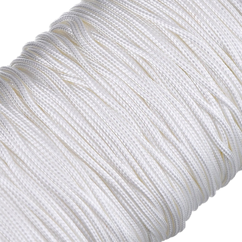 Outus 109 Yards/ Roll Blind Replacement String White Braided Lift Shade Cord for Aluminum Blind Shade, Gardening Plant and Crafts (1.4 mm) - NewNest Australia