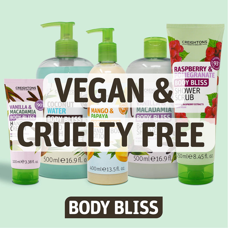 Body Bliss Cream Heroes (3 x 50ml Hand Cream) - Nourishes Hands & Cuticles. Formulated with 90% Naturally Derived Ingredients. Coconut Water, Mango & Papaya & Vanilla & Macadamia. - NewNest Australia