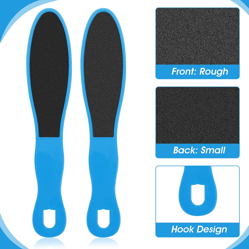 Wllhyf 4 Pieces Double-Sided Pedicure Foot File Foot Scraper Exfoliating Remover Dead Skin Calluses Foot Scrubber Reusable Foot Care Pedicure Tool For Wet, Dry, Cracked Feet - NewNest Australia