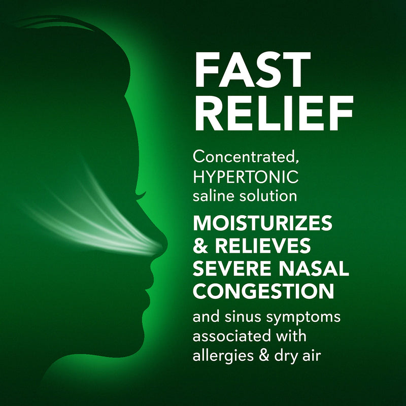 SinuCleanse Allergy & Sinus Sterile Saline Nasal Mist, Instantly Moisturizes and Relieves Nasal Congestion & Sinus Symptoms Associated with Allergies, 4.6 oz Bottle (Pack of 2) Nasal Mist Twin Pack - NewNest Australia