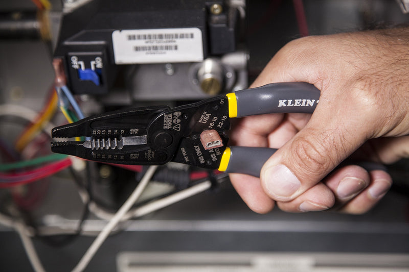 Klein Tools 1009 Multi Tool, Wire Stripper, Crimping Tool, Wire Cutter, Long-Nose Multi-Purpose Electrician Tool - NewNest Australia