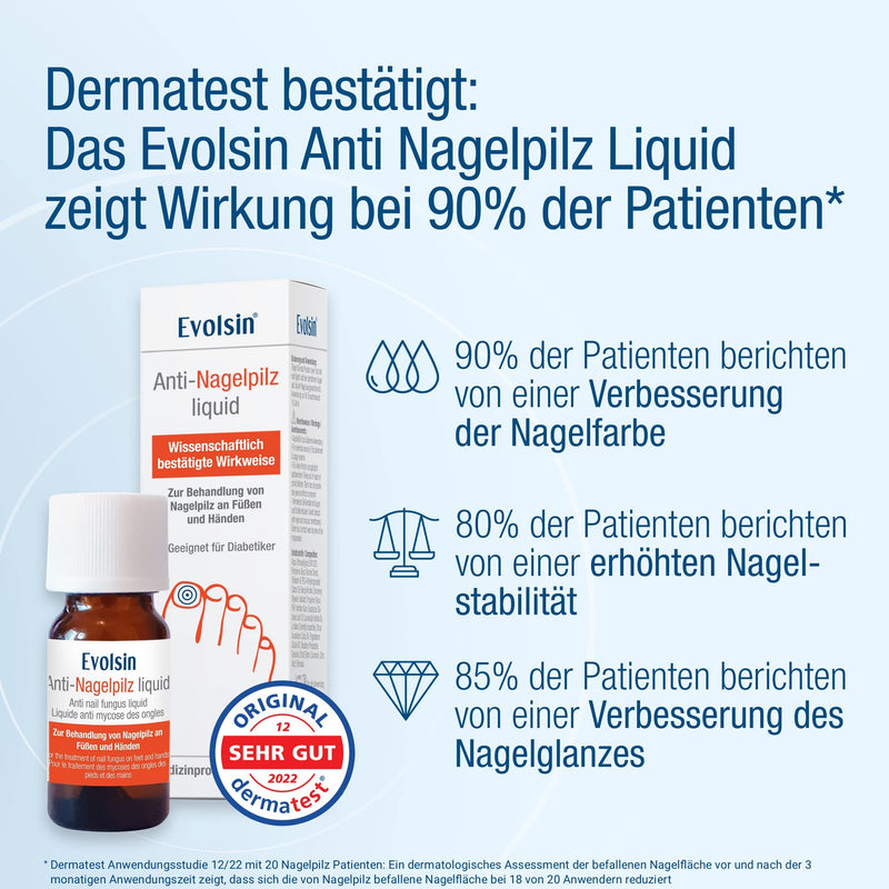 - Evolsin Anti-Nail Fungus Liquid I 10 Ml I Scientifically Tested Remedy Against Nail Fungus I Fast And Intensive Nail Fungal Treatment - Works In 20 Seconds - NewNest Australia