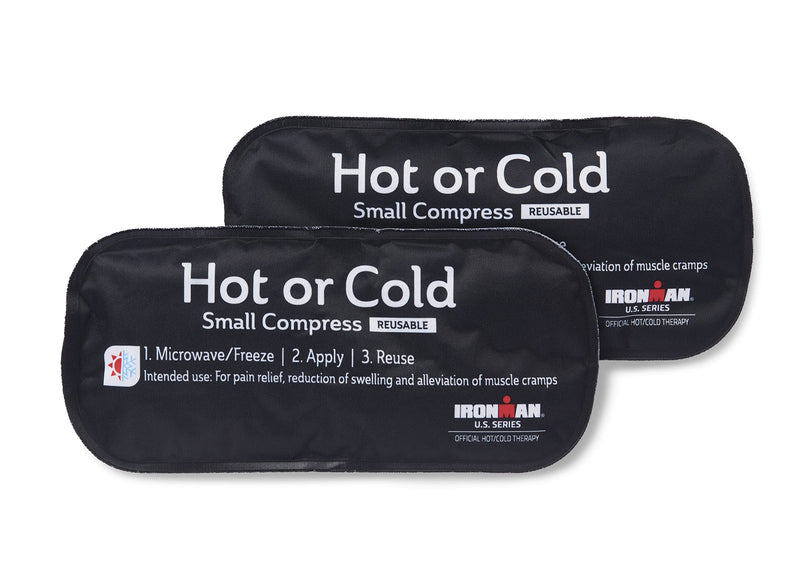 Curad Ironman Hot or Cold Reusable Compress, Reusable Ice Pack for Injuries, Small Compress is 5 in x 10.8 in, 2 Count - NewNest Australia