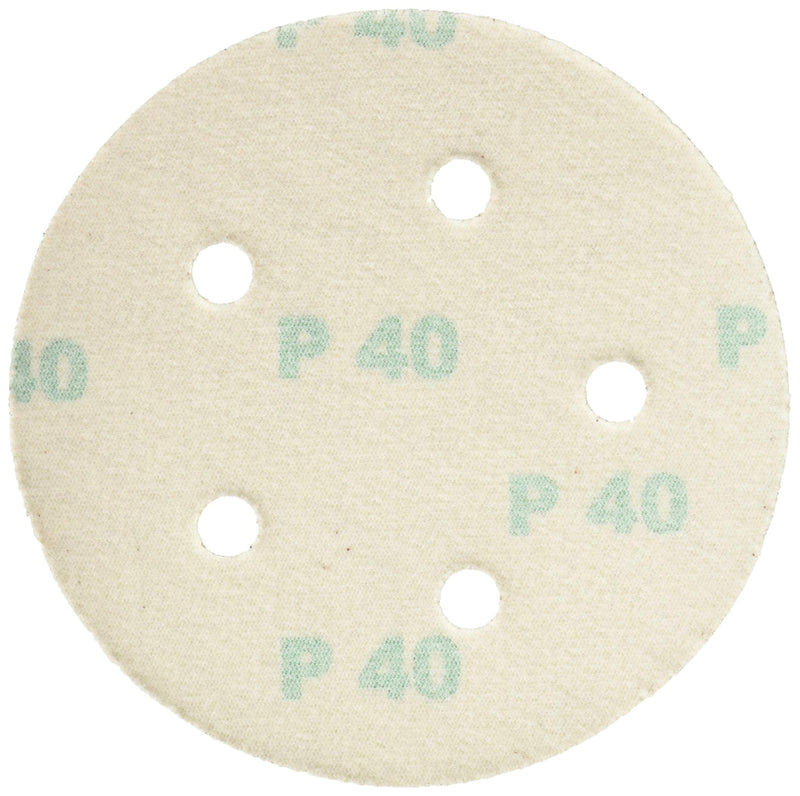 PORTER-CABLE 735500425 No.40 5-Inch Hook/Loop 5-Hole Disc, 25-Pack - NewNest Australia