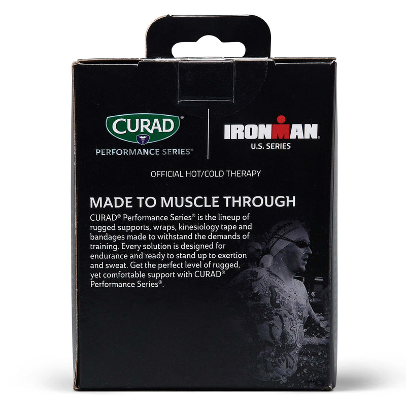 Curad Ironman Hot or Cold Reusable Compress, Reusable Ice Pack for Injuries, Small Compress is 5 in x 10.8 in, 2 Count - NewNest Australia