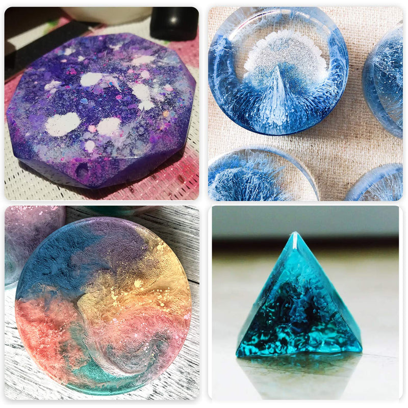 Alcohol Ink Set - 20 Bottles Vibrant Colors High Concentrated Alcohol-Based Ink, Concentrated Epoxy Resin Paint Colour Dye Great for Resin Petri Dish, Coaster, Painting, Tumbler Cup Making(10ml Each) 20 Bottles Alcohol Ink Set - NewNest Australia