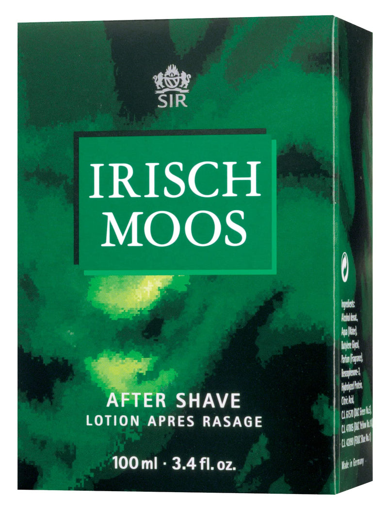 Sir Irish Moss® | After Shave Lotion with the naturally fresh scent of Sir Irish Moss - refreshing care for skin stressed by shaving | 100ml Splash 100 ml (pack of 1) - NewNest Australia