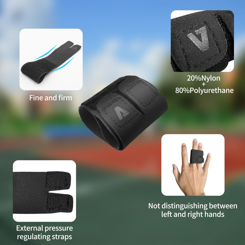 Finger Protection Sports Finger Support Pack Of 2 Finger Stabilizer With Adjustable Attachment Strap For Sports Injuries Arthritis Pain Finger Bandage Soft Finger Splint Neoprene Finger Support - NewNest Australia