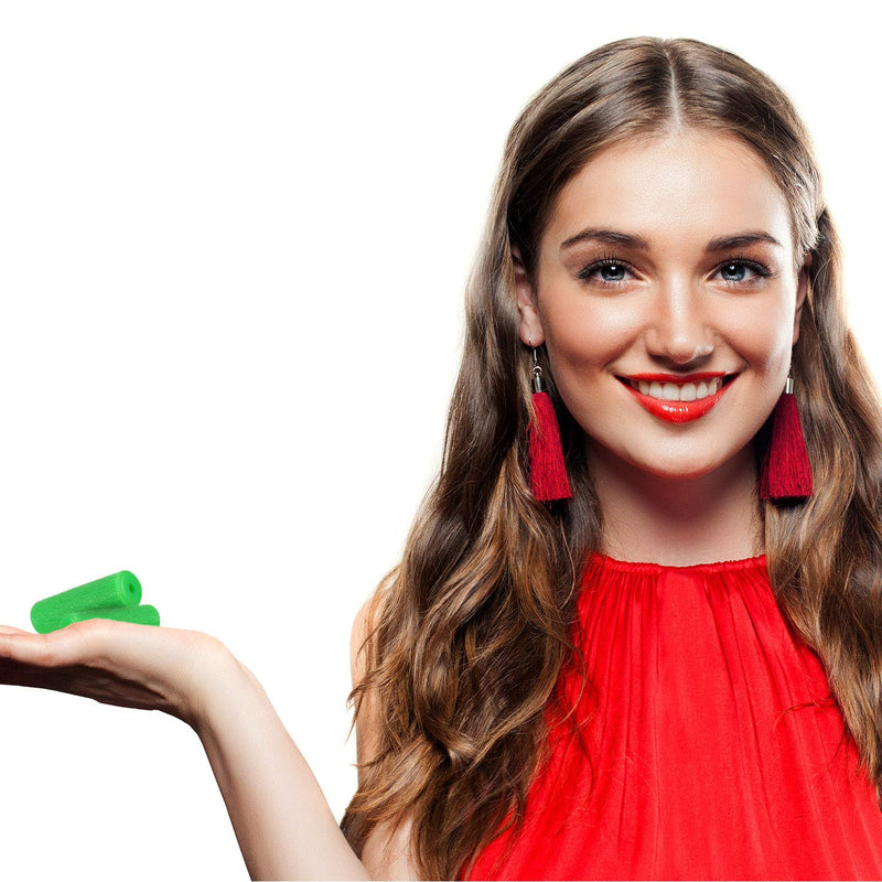 10 Pieces Aligner Chewies for Aligner Chompers Aligner Trays Seater Orthodontic Dental Chewies Green - NewNest Australia