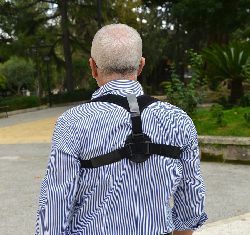 Sporttherapy Shoulder Strap Posture Corrector Back Straightener Made Of Breathable Fabric Straight Back Through Clavicle Orthosis Posture Corrector Certified Medical Device (S) - NewNest Australia