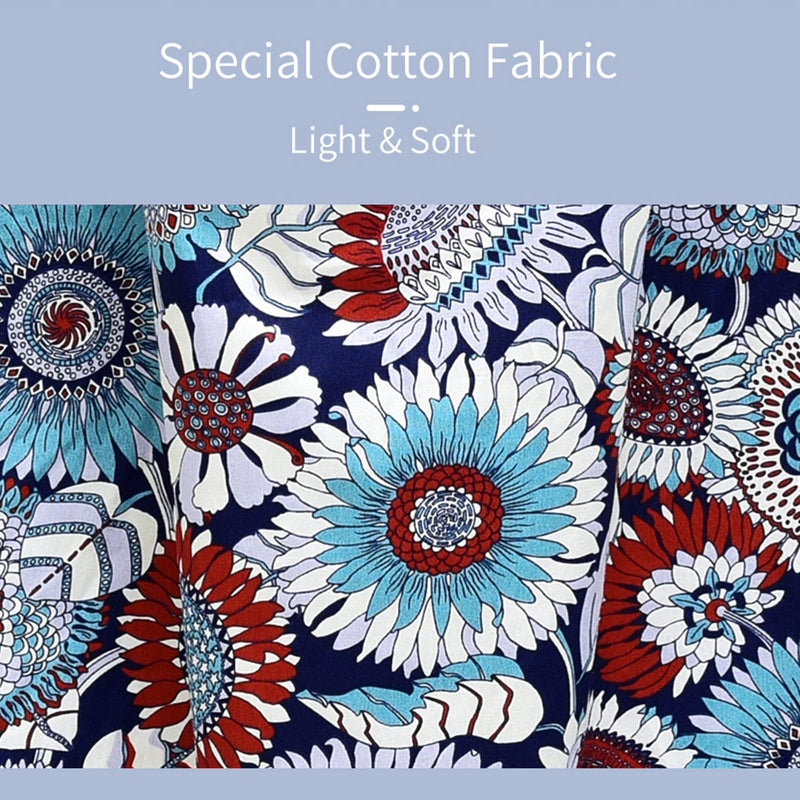 Insular Nursing Cover for Breastfeeding, Infant Feeding Cover Breathable Cotton Privacy Breastfeeding Apron, Sunflower blue sunflower - NewNest Australia
