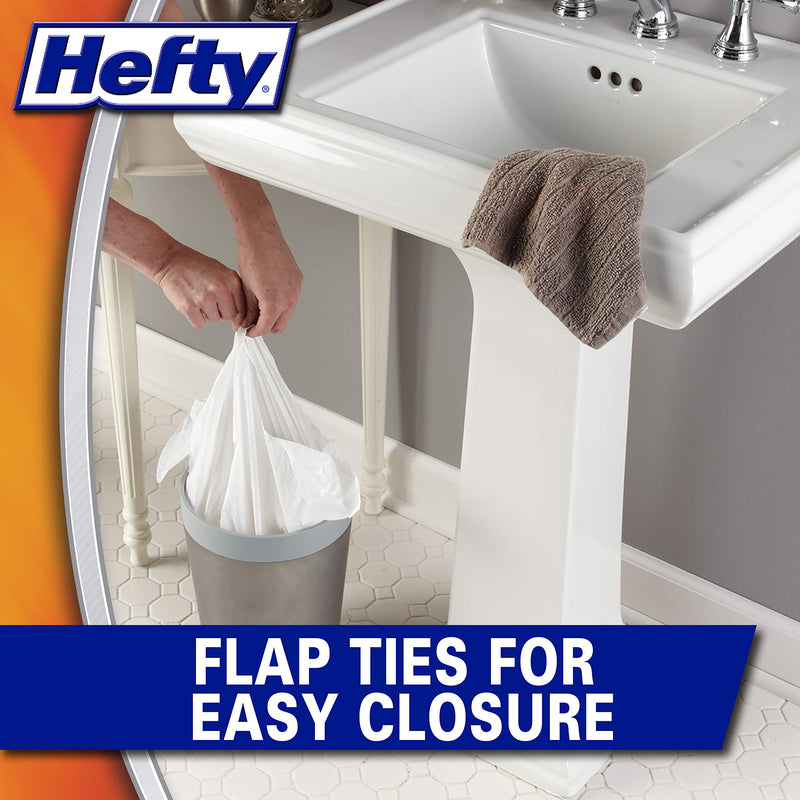 Hefty Small Trash Bags, Flap Tie Tropical Paradise Scent, 4 Gallon, 26 Count - NewNest Australia
