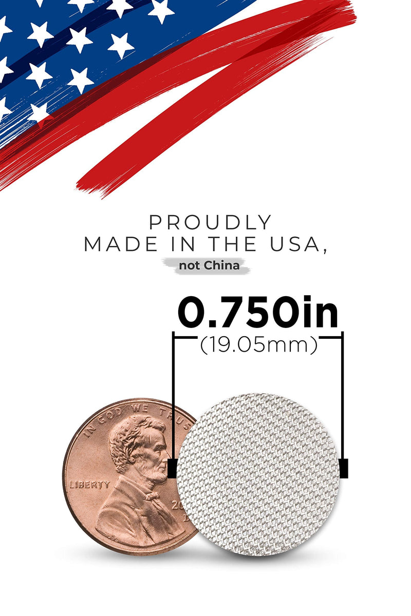 Made in The USA - 50 3/4 Inch (.75") Stainless Steel Mesh Pipe Screen Filters - NewNest Australia