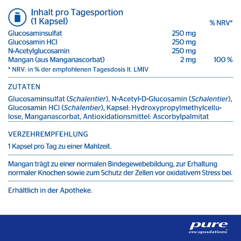 Pure Encapsulations - Glucosamine Complex - 60 capsules - NewNest Australia