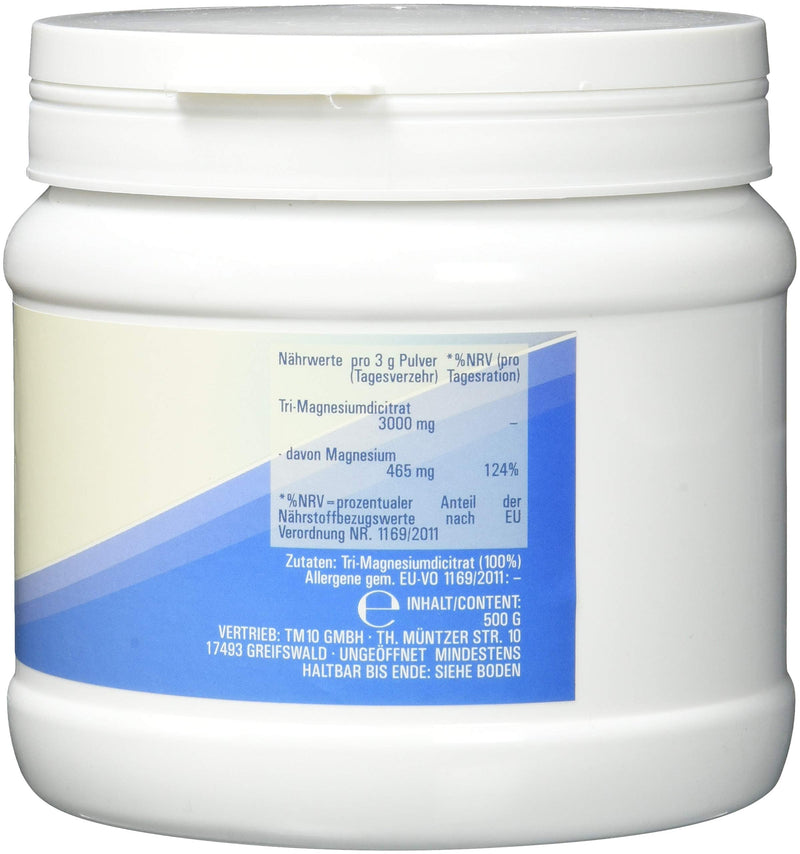Vitasyg Tri-Magnesium Dicitrate Powder - 500g Magnesium Citrate - NewNest Australia