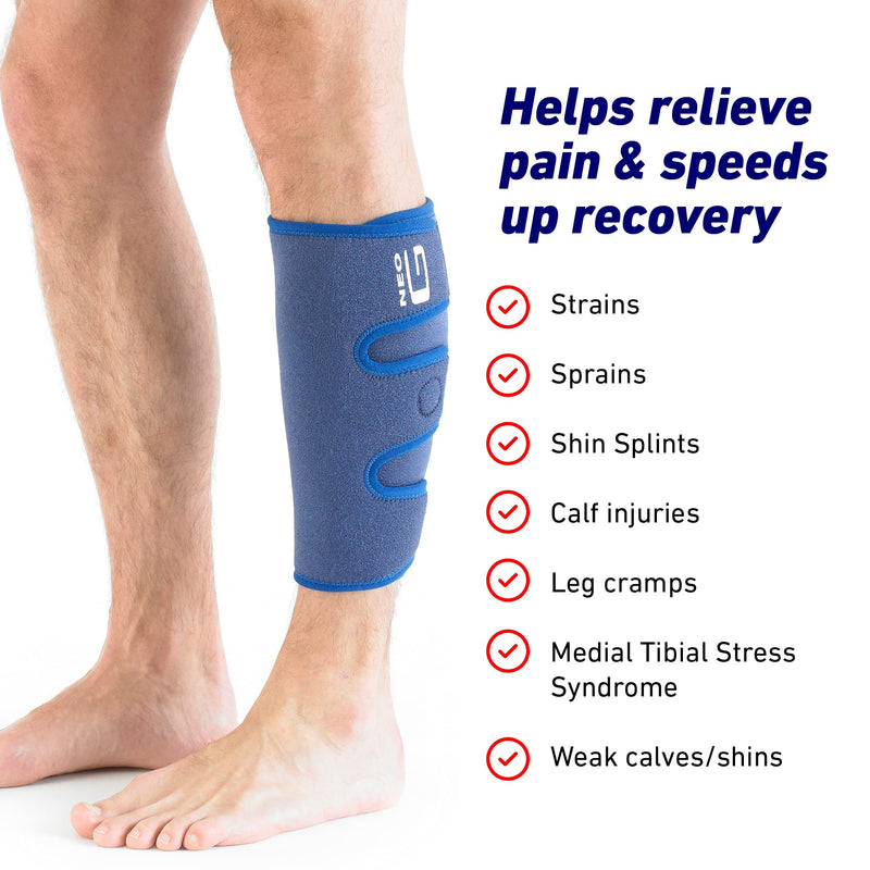 Neo-G Calf Shin Support for Pain Relief from Calf Injury, Shin Splints Treatment, Sprains, Running, Sports, Recovery - Adjustable Calf Compression Sleeve Men Women - Class 1 Medical Device - NewNest Australia