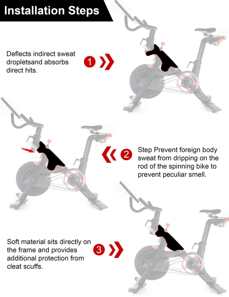 COOLWUFAN Custom Sweat Towel FrameWrap for Peloton Bike, Soft, Quick-Drying, Super Absorbent, Non-slip FrameWrap, Accessories for Peloton Bike - NewNest Australia