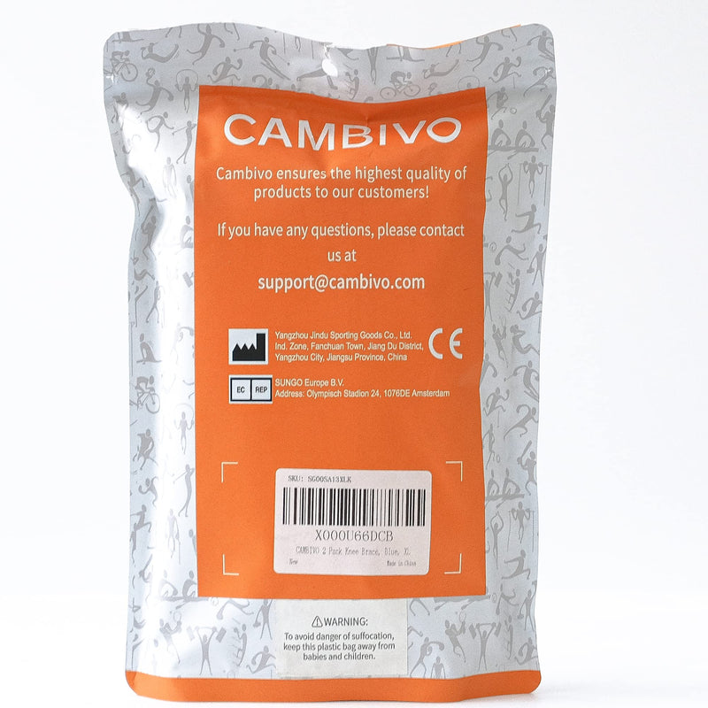 Cambivo 2 X Knee Support For Women And Men, Bandage Knee For Running, Hiking, Jogging, Sports, Volleyball, Knee Pads, Helpful Recovery For Meniscus Tears, Acl And Arthritis - NewNest Australia